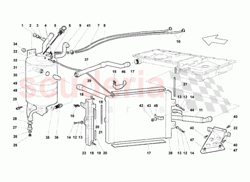 Part Diagram for Lamborghini 07M115458