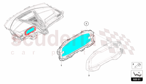 Part Diagram for Lamborghini 47B920900D
