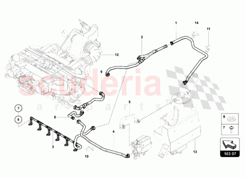 Part Diagram for Lamborghini 470103585A