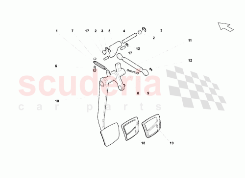 Part Diagram for Lamborghini 402721313A