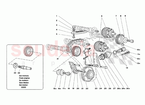 Part Diagram for Lamborghini 0012003956