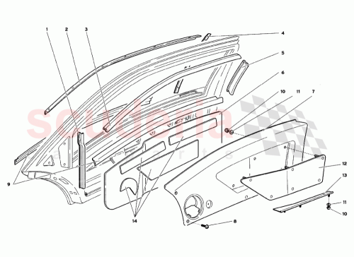 Part Diagram for Lamborghini 0072005405