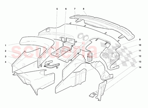 Part Diagram for Lamborghini 009414105