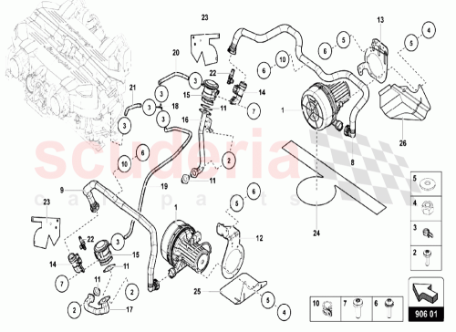 Part Diagram for Lamborghini 0R8340017