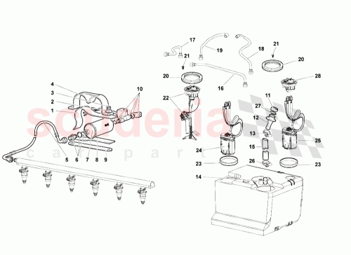 Part Diagram for Lamborghini 400201511A-UFI