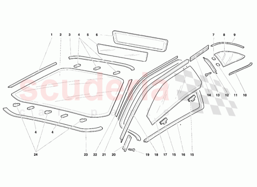 Part Diagram for Lamborghini 009417102