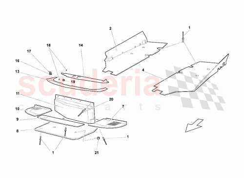 Part Diagram for Lamborghini 418825209
