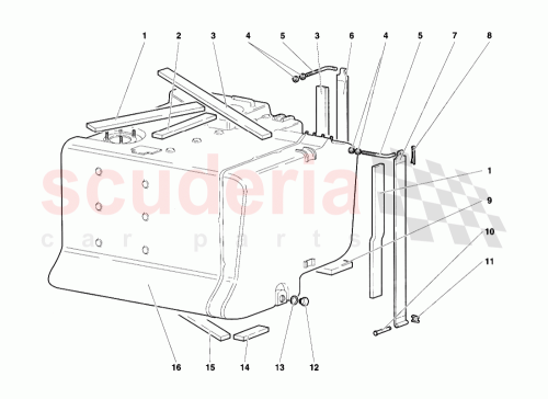 Part Diagram for Lamborghini 006231701