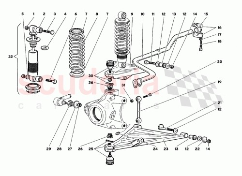 Part Diagram for Lamborghini 0051005137