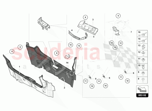 Part Diagram for Lamborghini 470837293C