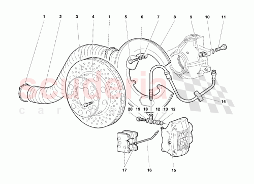 Part Diagram for Lamborghini 003230725