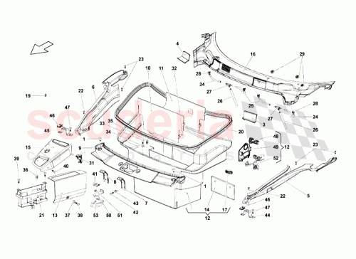 Part Diagram for Lamborghini 400857914B