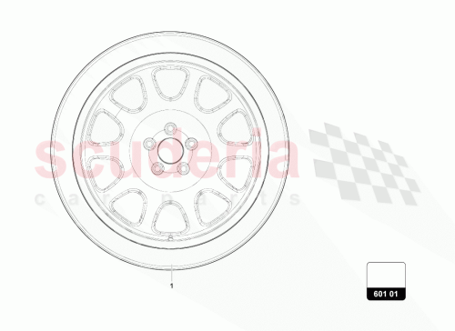 Part Diagram for Lamborghini 4ML601010