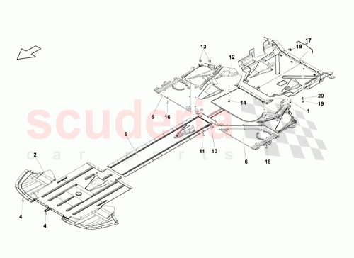 Part Diagram for Lamborghini 400825201G