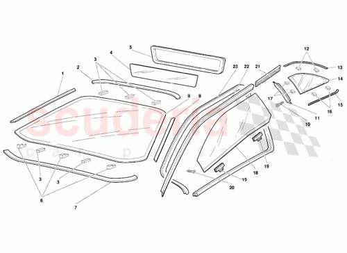Part Diagram for Lamborghini 009417110