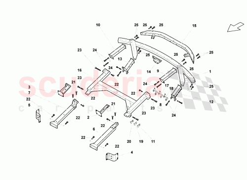 Part Diagram for Lamborghini 407813087