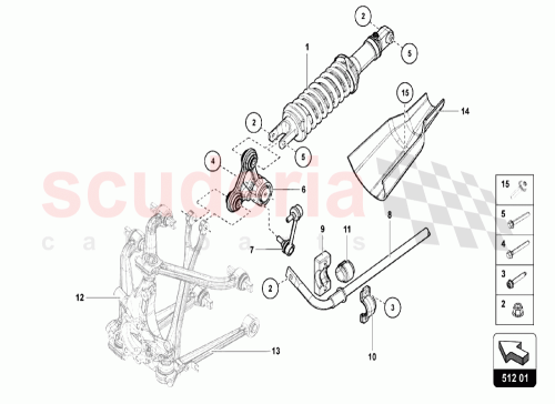 Part Diagram for Lamborghini 470512019T