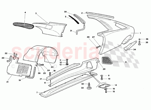 Part Diagram for Lamborghini 0074004725