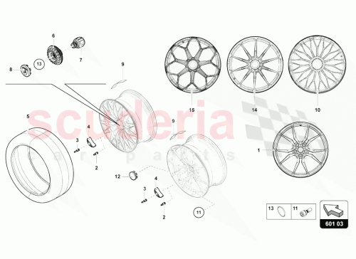 Part Diagram for Lamborghini 470601017AK