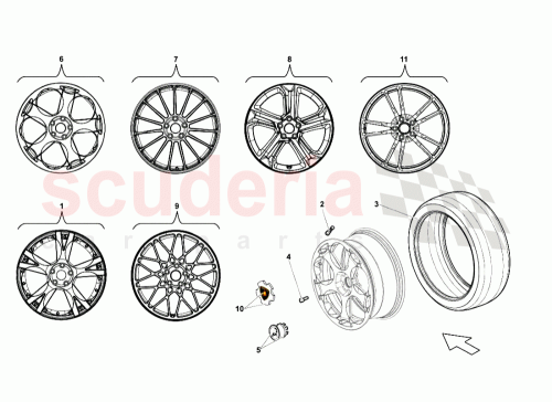 Part Diagram for Lamborghini 400601017AN