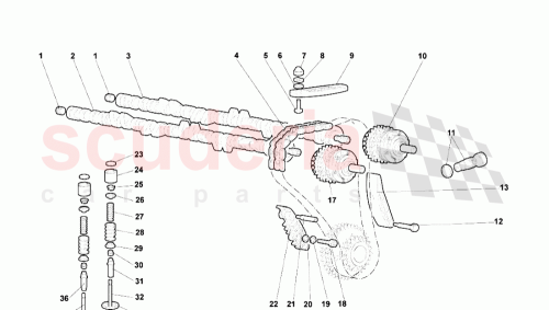 Part Diagram for Lamborghini 07M109021A