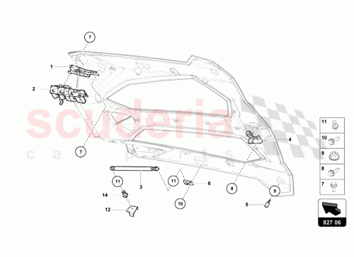 Part Diagram for Lamborghini 475827393C