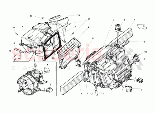 Part Diagram for Lamborghini 400820686