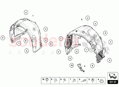 Part Diagram for Lamborghini WHT003207