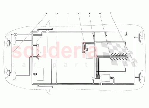 Part Diagram for Lamborghini 006137483