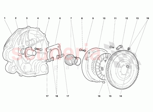 Part Diagram for Lamborghini 07M105357