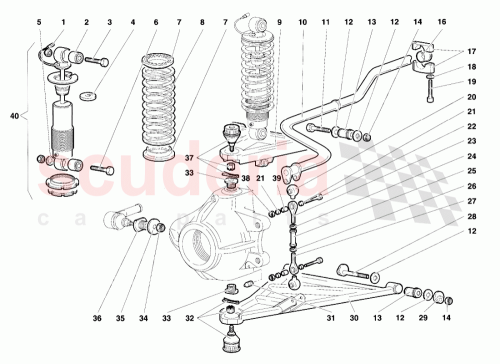 Part Diagram for Lamborghini 410407365