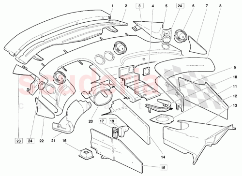 Part Diagram for Lamborghini 009414331