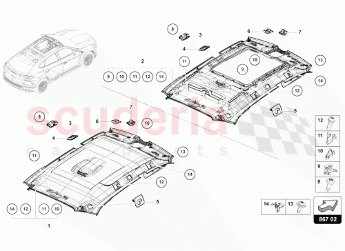 Part Diagram for Lamborghini N10515002