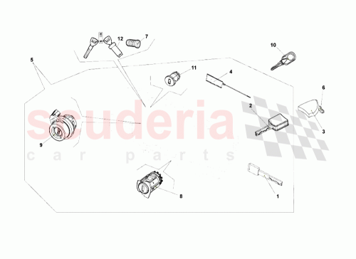 Part Diagram for Lamborghini 400837246C