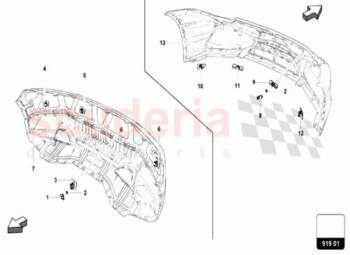 Part Diagram for Lamborghini 5Q09191339B9