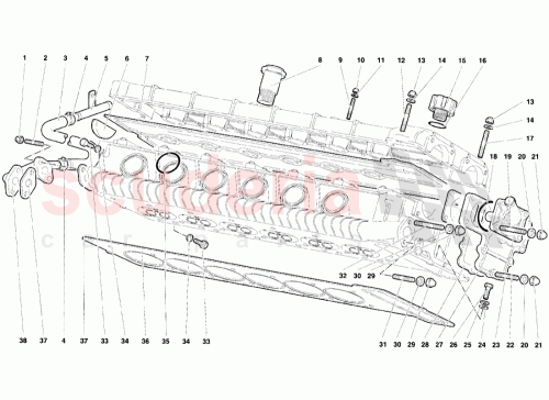Part Diagram for Lamborghini 001120813