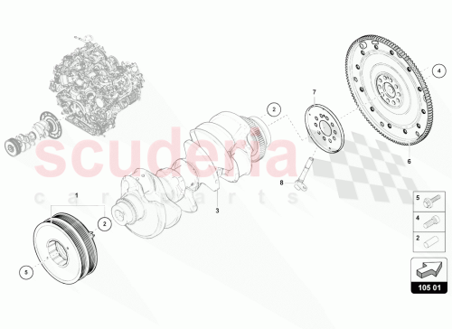 Part Diagram for Lamborghini N90665101