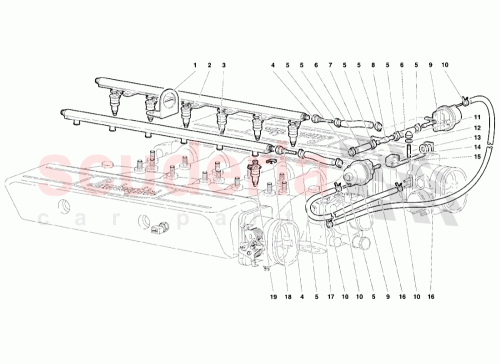 Part Diagram for Lamborghini 008201223