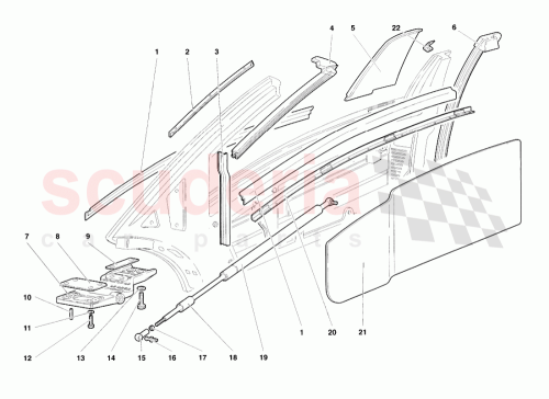 Part Diagram for Lamborghini 009421382