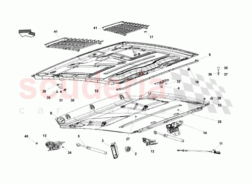 Part Diagram for Lamborghini 8E0823509D