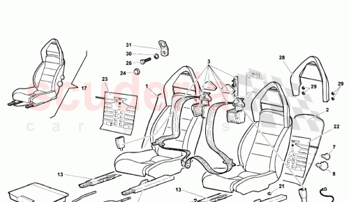 Part Diagram for Lamborghini 410881219