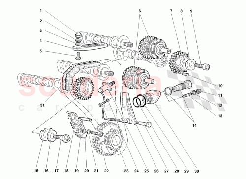 Part Diagram for Lamborghini 001233315