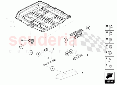 Part Diagram for Lamborghini 475827301A