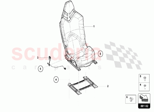 Part Diagram for Lamborghini 470881264A