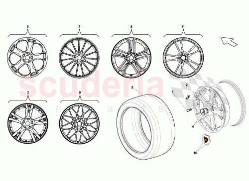 Part Diagram for Lamborghini 400601147D