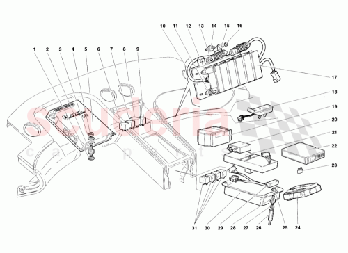 Part Diagram for Lamborghini 006137314