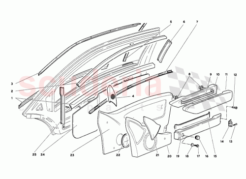 Part Diagram for Lamborghini 0072007648
