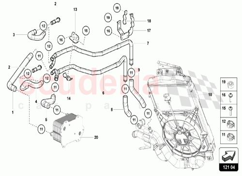 Part Diagram for Lamborghini 470121660A