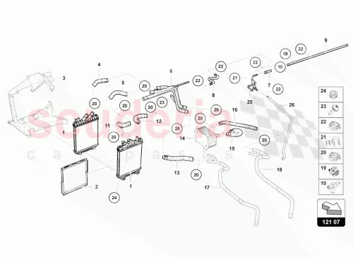 Part Diagram for Lamborghini 470121030A