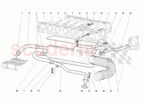 Part Diagram for Lamborghini 001533391